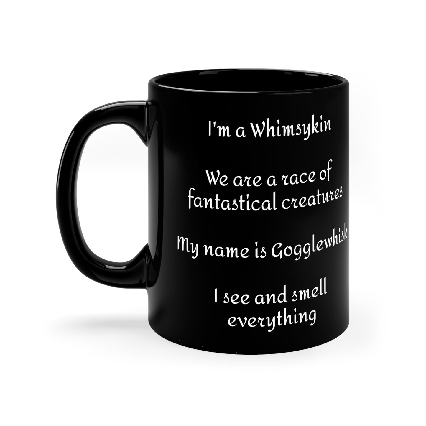 Whimsykins Mug (Black) - Gogglewhisk