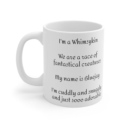 Whimsykins Mug (White) - Bluejay